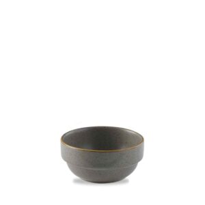 Churchill Super Vitrified Stonecast Stacking Bowl - Peppercorn Grey - 30.3 Inch