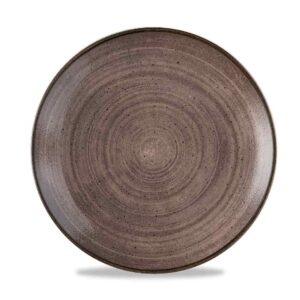 Stonecast Raw Coupe Plate – Brown 26cm