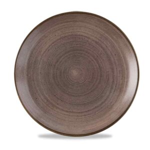 Stonecast Raw Coupe Plate – Brown 28.8cm