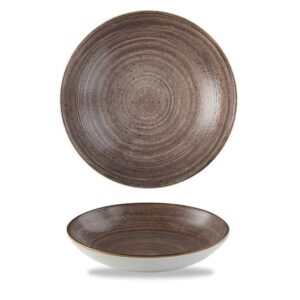 Stonecast Raw Coupe Bowl – Brown 18.2cm