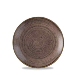 Stonecast Raw Coupe Plate – Brown 16.5cm