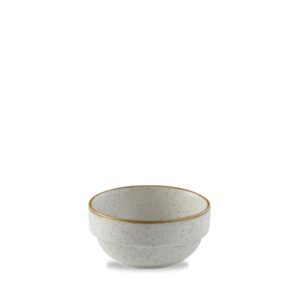 Churchill Super Vitrified Stonecast Stacking Bowl - Barley White - 56 Inch