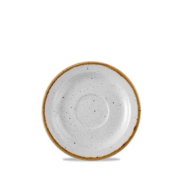 Churchill Super Vitrified Stonecast Saucer - Barley White - 35.5 Inch