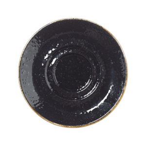 Craft Liquorice Saucer Double Well Small 11.75cm 4 5/8″