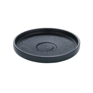 Nara Black Saucer 15cm