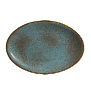 Alma Tacana Azul Oval Platter 25.5cm (10")