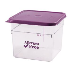 5.7L Allergen Square Storage Container