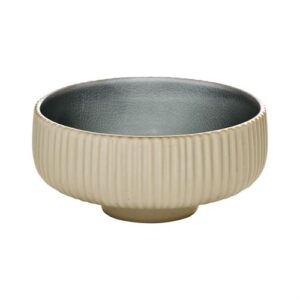 Nara Grey Relief Round Bowl