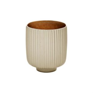 Nara Brown Relief Handleless Mug