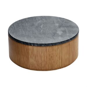 Oak Gourmet Bowl with Marble Lid