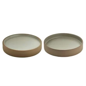 Playground 2 in 1 Artisan Deep Plate Beige Grey 24cm