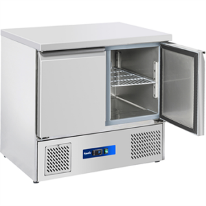 Prodis EC-2SS 2 Door Compact Saladette Counter, Flat Top