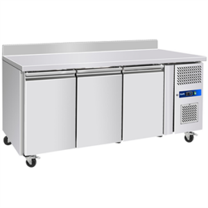 Prodis Professional Counter Freezer Three Door With Upstand Stainless Steel