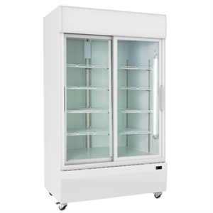 Prodis XD701S Double Sliding Door Tall Shop Display Fridge