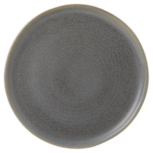 An image of a Dudson Evo Flat Plate Granite 25cm9.9