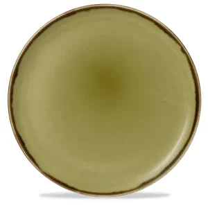 Dudson Harvest Coupe Plate Green