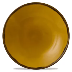 Dudson Harvest Coupe Plate Mustard