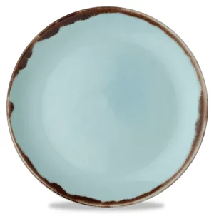 Dudson Harvest Coupe Plate Turquoise 21.7cm