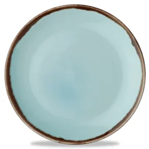 Dudson Harvest Coupe Plate Turquoise