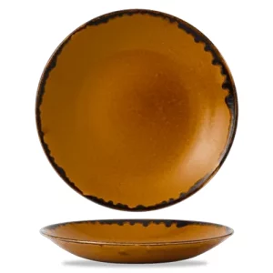 Dudson Harvest Deep Coupe Plate Brown