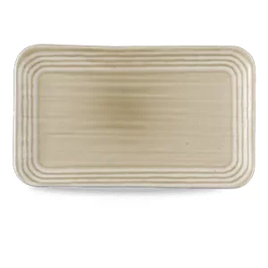 Dudson Harvest Organic Rectangular Plate Norse Linen