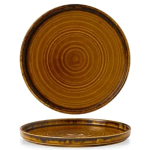 Dudson Harvest Walled Plate Brown