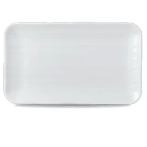 Dudson White Organic Rectangular Plate