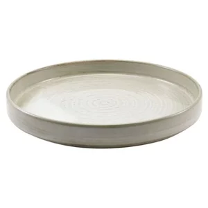 GenWare Terra Porcelain Presentation Plate Matt Smoke Grey 26cm