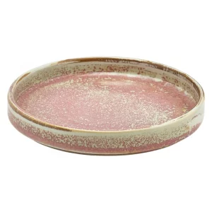 GenWare Terra Porcelain Presentation Plate Rose Pink 18cm