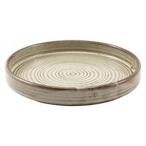 GenWare Terra Porcelain Presentation Plate Smoke Grey