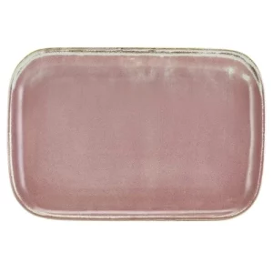 GenWare Terra Porcelain Rectangular Plate Rose Pink