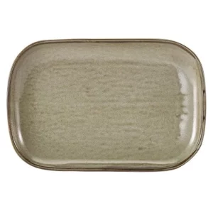 GenWare Terra Porcelain Rectangular Plate Smoke Grey 29