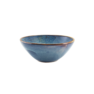 Terra Porcelain Aqua Blue Organic Bowl 16.5cm