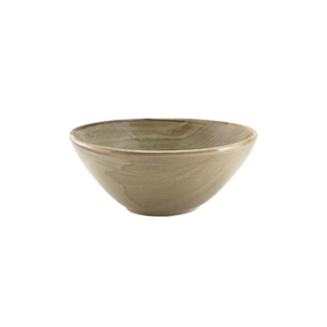 Terra Porcelain Grey Organic Bowl 16.5cm