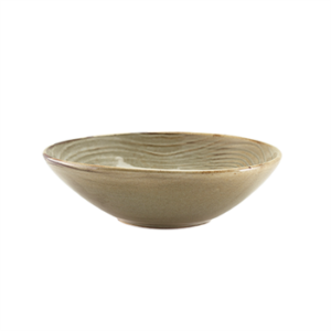 Terra Porcelain Grey Organic Bowl 22cm