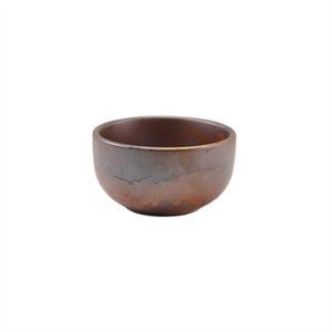 Terra Porcelain Rustic Copper Round Bowl 11.5cm