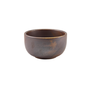 Terra Porcelain Rustic Copper Round Bowl 12.5cm