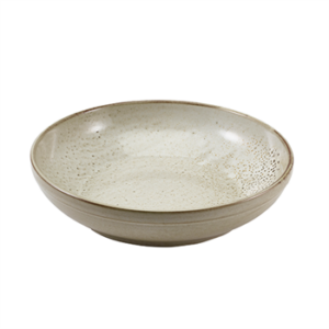 Terra Porcelain Grey Coupe Bowl 27.5cm