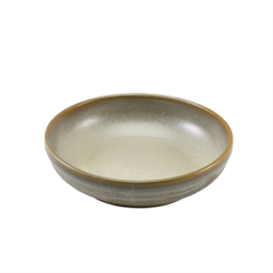 Terra Porcelain Matt Grey Coupe Bowl 23cm