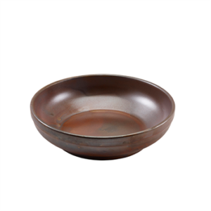 Terra Porcelain Rustic Copper Coupe Bowl 20cm