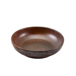 Terra Porcelain Rustic Copper Coupe Bowl 23cm