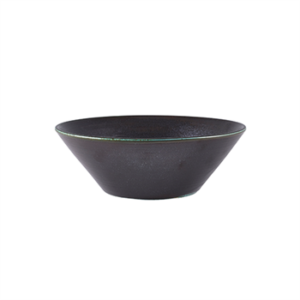 Terra Porcelain Black Conical Bowl 19.5cm