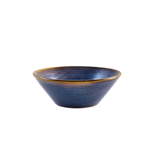 Terra Porcelain Aqua Blue Conical Bowl 14cm