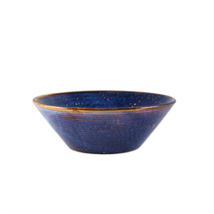 Terra Porcelain Aqua Blue Conical Bowl 19.5cm