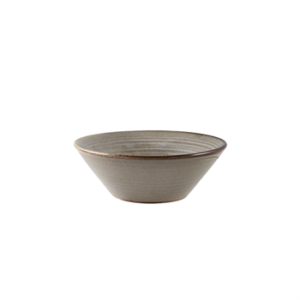 Terra Porcelain Grey Conical Bowl 14cm