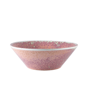 Terra Porcelain Rose Conical Bowl 19.5cm