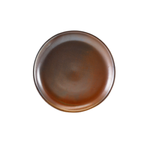 Terra Porcelain Rustic Copper Coupe Plate 24cm