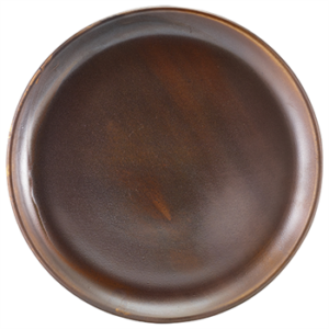 Terra Porcelain Rustic Copper Coupe Plate 30.5cm