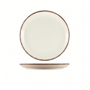 Terra Stoneware Sereno Brown Coupe Plate 19cm