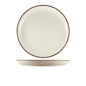 Terra Stoneware Sereno Brown Coupe Plate 27.5cm